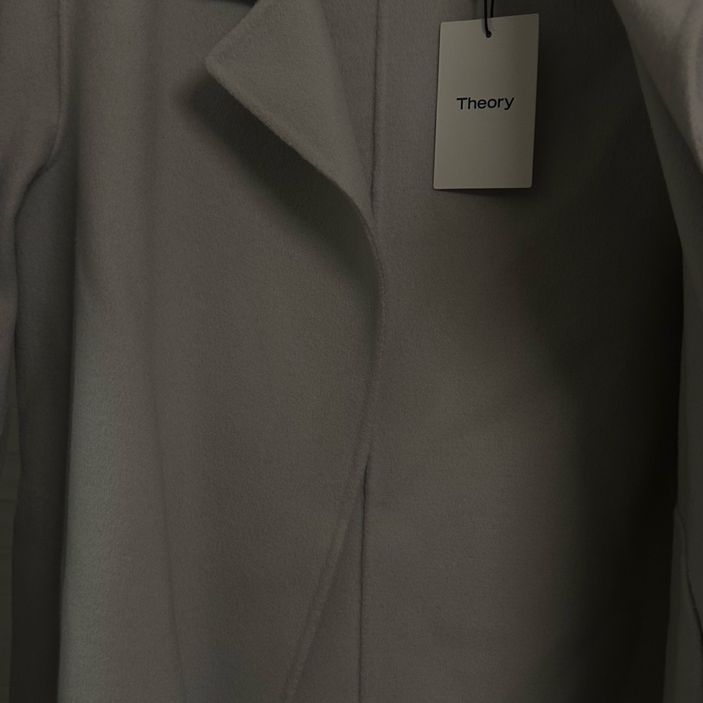 Theory Stone Wool & Cashmere Blend Coat